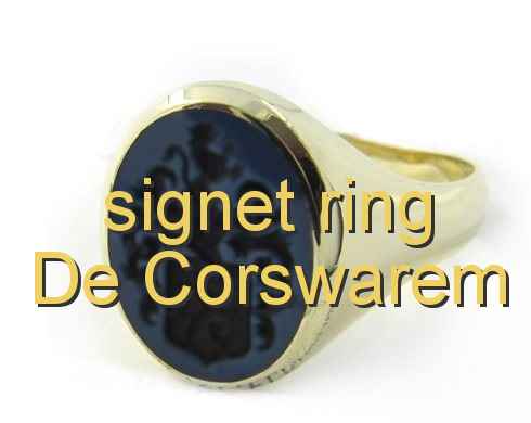 signet ring De Corswarem