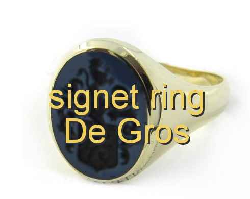 signet ring De Gros