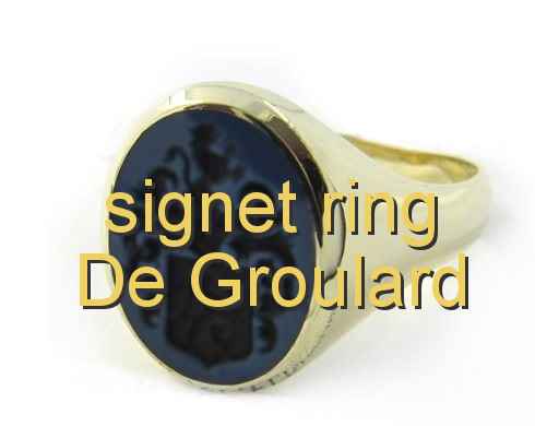 signet ring De Groulard