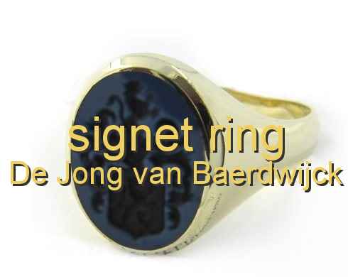 signet ring De Jong van Baerdwijck