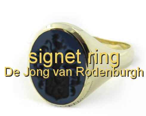 signet ring De Jong van Rodenburgh