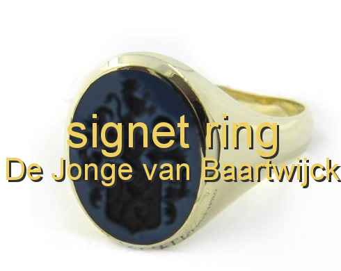 signet ring De Jonge van Baartwijck