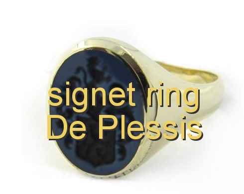 signet ring De Plessis