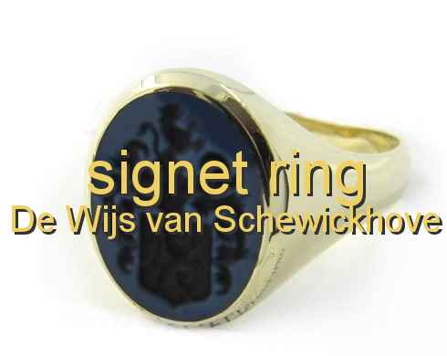 signet ring De Wijs van Schewickhove