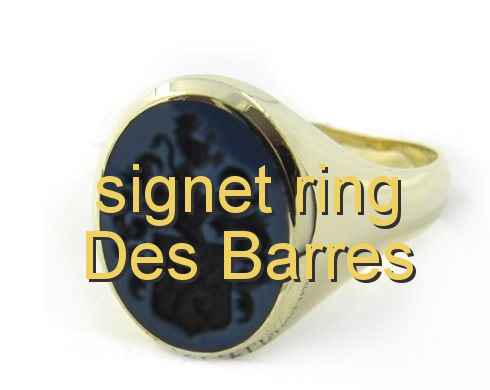 signet ring Des Barres