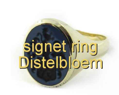 signet ring Distelbloem