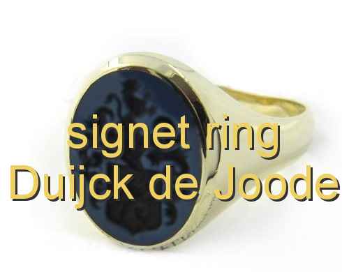 signet ring Duijck de Joode