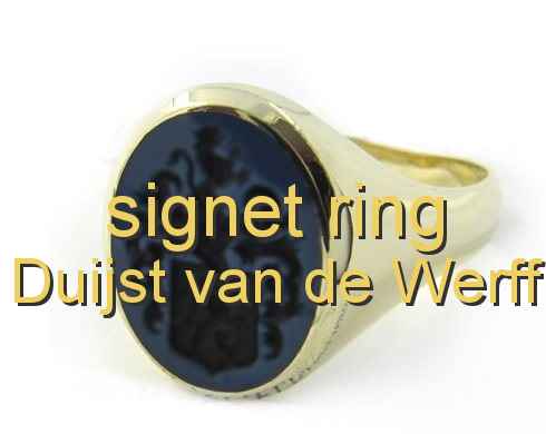 signet ring Duijst van de Werff