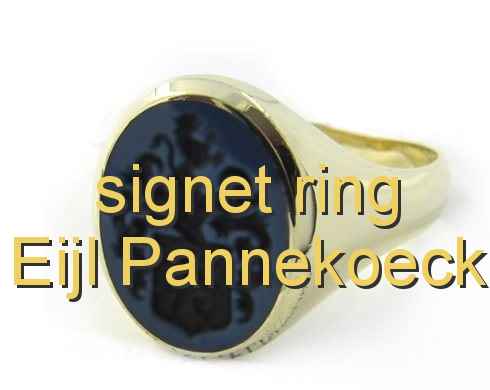 signet ring Eijl Pannekoeck