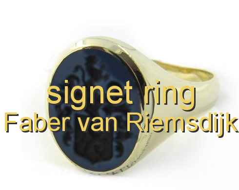 signet ring Faber van Riemsdijk