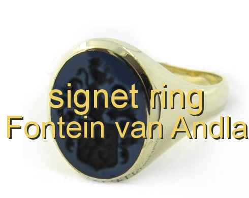 signet ring Fontein van Andla