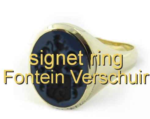 signet ring Fontein Verschuir