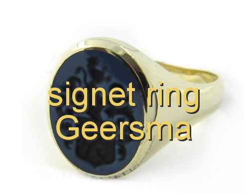 signet ring Geersma