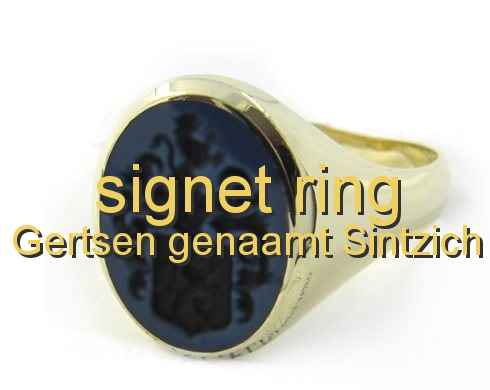 signet ring Gertsen genaamt Sintzich