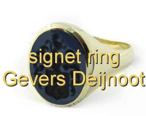 signet ring Gevers Deijnoot