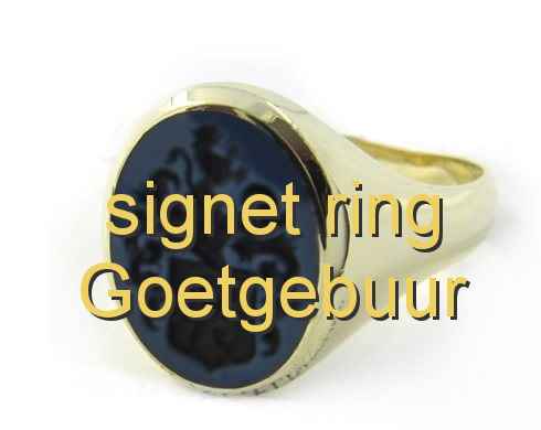 signet ring Goetgebuur