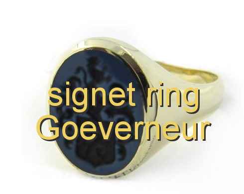 signet ring Goeverneur