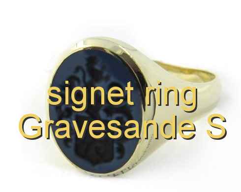 signet ring Gravesande, ´s