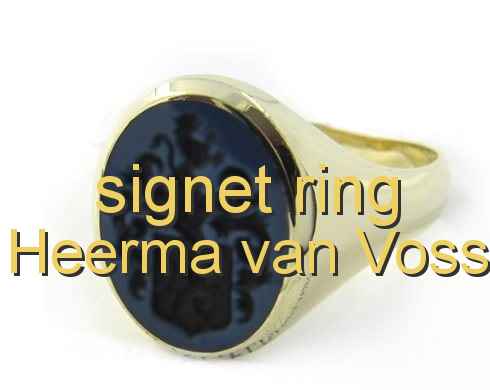 signet ring Heerma van Voss