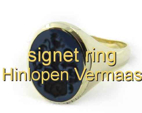 signet ring Hinlopen Vermaas