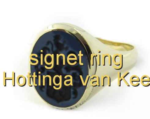 signet ring Hottinga van Kee