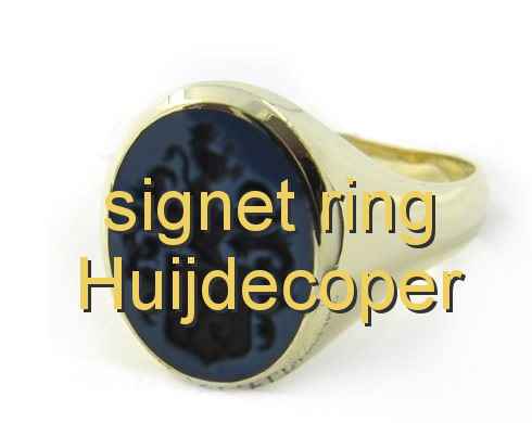 signet ring Huijdecoper