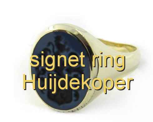 signet ring Huijdekoper