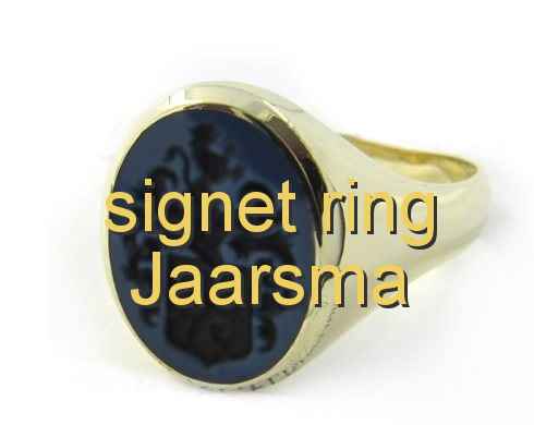 signet ring Jaarsma