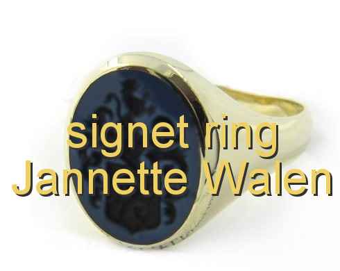 signet ring Jannette Walen