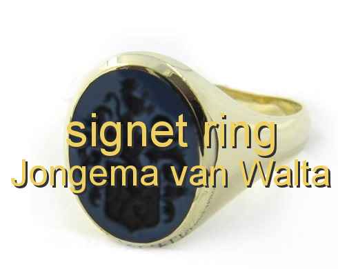 signet ring Jongema van Walta