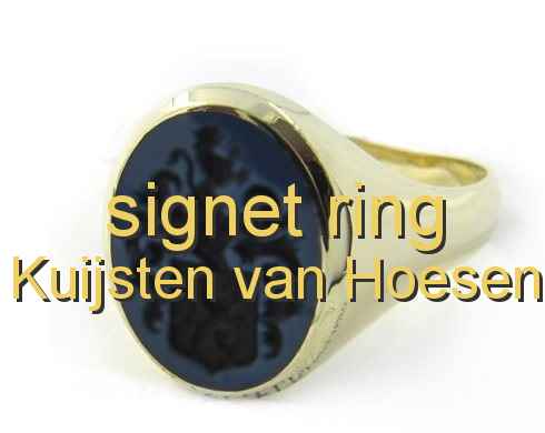 signet ring Kuijsten van Hoesen