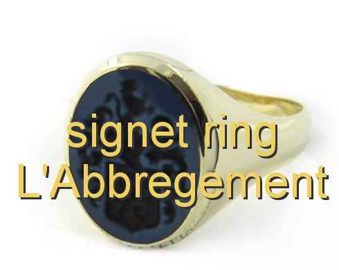 signet ring L'Abbregement