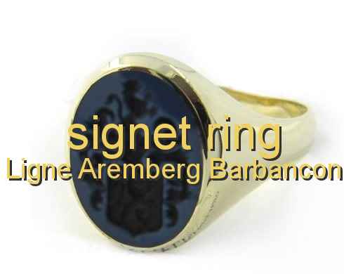 signet ring Ligne Aremberg Barbançon