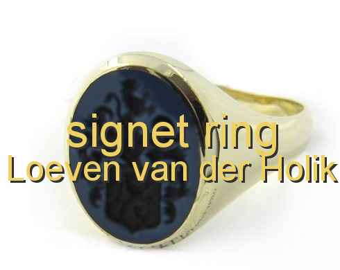 signet ring Loeven van der Holik