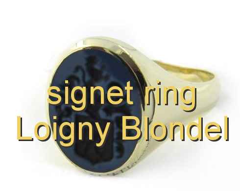 signet ring Loigny Blondel