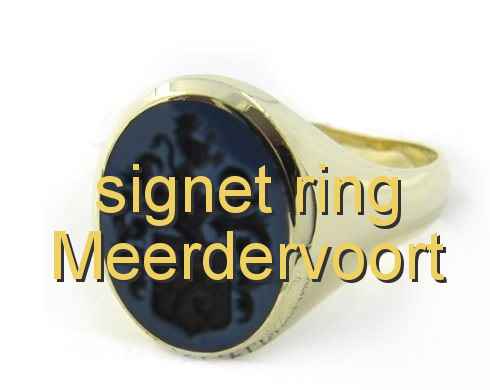 signet ring Meerdervoort