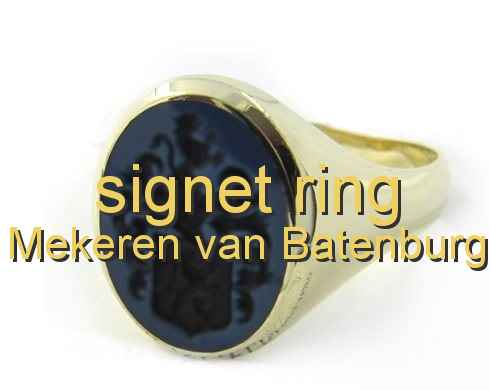 signet ring Mekeren van Batenburg