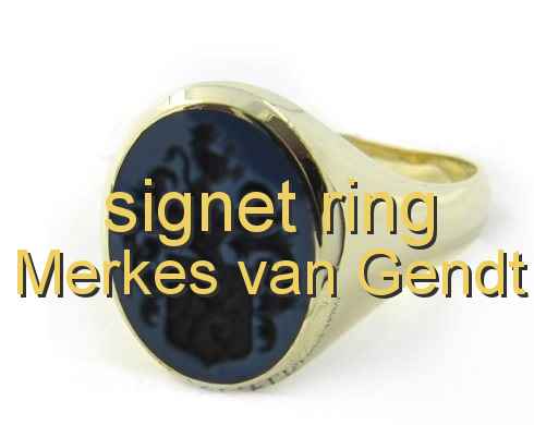 signet ring Merkes van Gendt