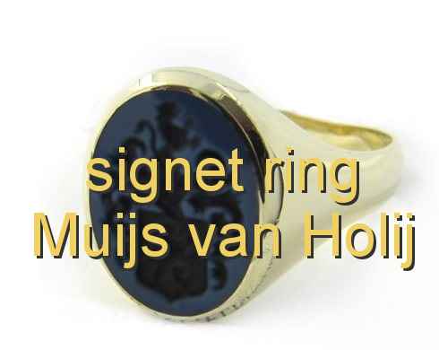 signet ring Muijs van Holij