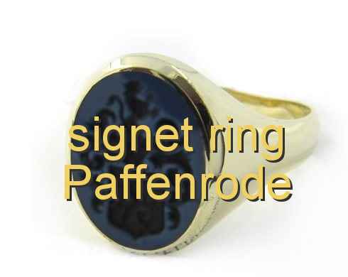 signet ring Paffenrode