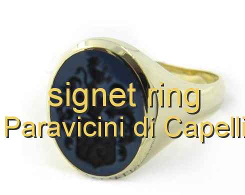 signet ring Paravicini di Capelli