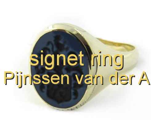 signet ring Pijnssen van der A