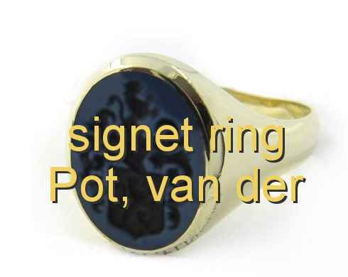 signet ring Pot, van der