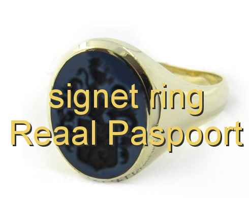 signet ring Reaal Paspoort