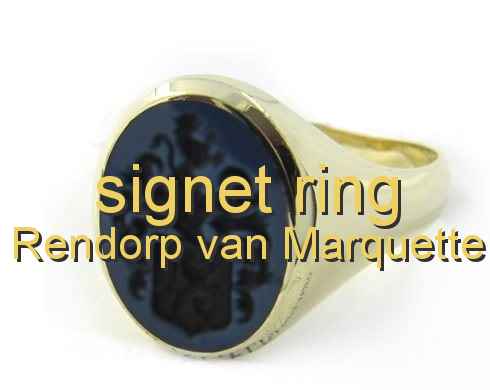 signet ring Rendorp van Marquette