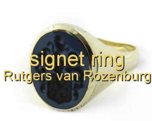 signet ring Rutgers van Rozenburg