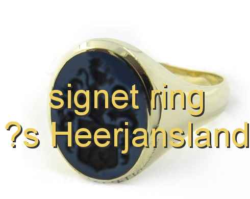 signet ring ?s Heerjansland