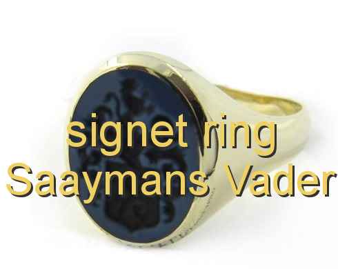 signet ring Saaymans Vader