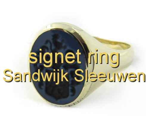 signet ring Sandwijk Sleeuwen