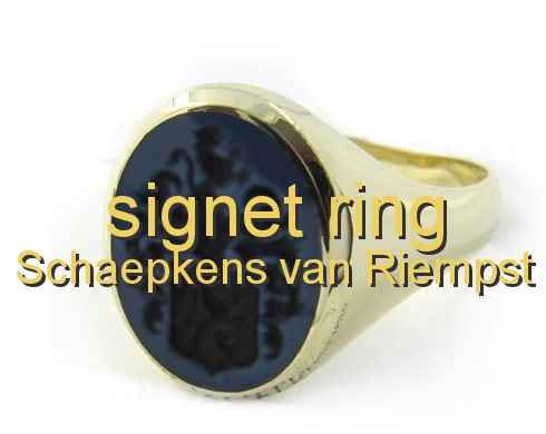 signet ring Schaepkens van Riempst